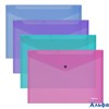 Папка конверт на кнопке А4 Fizzy Vivid полупрозрач. ассорти 47043 ErichKrause РА-00007198