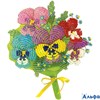 Наборы для бисероплетения Букет Анютины глазки АА 42-622 Clever РА000042129