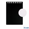 Блокнот 80л А7 гр.пласт.обл.Diamond Черный 02001 80Б7В1гр_02001 Хатбер РА000039558