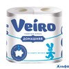 Бумага туал. Вейро Домашняя белая 2-сл 4шт 1С24 РА000043967