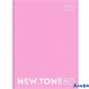 Тетрадь 80л А4 кл. гр. Premium NEWtone Pastel Пион глянц. лам. 80г/м2 05018 80Т4лА1гр_05018 Хатбер 0 РА-00002928