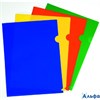 Папка уголок А4 плотн.180 мкм в асс. арт. У180 РА000002967