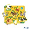 Игрушка МузПазлы Кто живет на ферме 2747 Китай Азбукварик РА-00004579