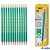Карандаши чгр набор 12 шт. с ластиком  HB BIC  РА-00010804