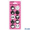 Магниты пласт. 30мм 10шт Animal faces карт. блист. 6021100 deVente РА-00011278