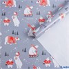 Бумага упаковочная глянцевая Белые медведи 70 × 100 см 5155294 РА-00012860