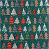 Бумага упаковочная глянцевая Ёлочки 70 × 100 см 5155298 РА-00012861