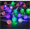Гирлянда нить 5 м с насадками Мини фонарик IP20 прозрачная нить 20 LED свечение мульти (RG/RB) миган РА-00013094