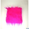Мех искусственный для игрушек и рукоделия ворс 3 см розовый 10*25 см РА-00013140