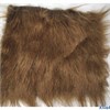 Мех искусственный для игрушек и рукоделия ворс 9 см коричневый 25*25 см РА-00013142