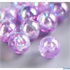 Бусины для творчества пластик Перламутр сиреневый набор 20 гр 1,6х1,6 см 3775546 РА-00013596