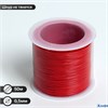 Шнур вощеный из полиэстра d=0,5мм цена за 1 метр цвет ярко-красный 7405622 РА-00014096