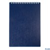 Блокнот А5 80л клетка гребень пласт.обл. Canvas Синий 80Б5В1гр_05309 Хатбер РА-00014572