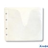 Конверты для CD/DVD на два CD с перфорацией для подшивки, белые арт. VSCAEW-100-SW VS ЦЕНА ЗА 1ШТ. РА000009934