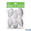Декор Фигурки пенопластовые Шишки 6см 6шт 2-206/01 Альт РА000045838