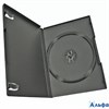 Бокс (cakebox) для одного DVD диска черный 8мм РА000018443
