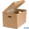 Короб архивный 480x325x295 Делопроизводство гофрокартон 3010430 deVente РА000045442