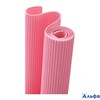 Картон цветной гофрированный 50x70 рулон розовый 741126 Folia РА000046408