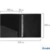 Папка на 4 кольцах ширина 25 мм Brauberg EXTRA до 170 листов черная 0,7 мм 270482 РА-00018846