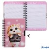 Книжка записная А6 60л линия гребень тв.обл. Cute cats с замком Кокос 242393 РА-00021057 - фото 142516