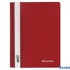 Скоросшиватель пластиковый А5 Brauberg 130/180 мкм красный 270460 РА-00021293