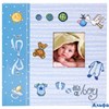 Фотоальбом Brauberg It's a boy на 200 фото 10х15 см твердая обложка бумажные страницы бокс голубой 3 РА-00021295