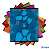 Тетрадь А5 48л клетка скрепка мелов.картон Color Stones выб. УФ-лак ассорти Erich Krause 47520 РА-00021664