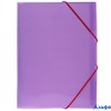 Тетрадь А4 80л клетка гребень пласт.обл. Однотон FolderBook Фиолетовая на резинке Хатбер 80ТП4 РА-00021655