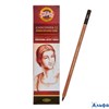 Сепия в карандаше 4.2 мм Koh-I-Noor GIOCONDA 8804 коричневая тёмная лаковый корпус 175 мм 1295194 РА-00021484