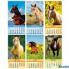 2026 Календарь перекидной 165х320мм Гребень+ригель 6л Год лошади Вид 1 УФ-лак Атберг 0626009 РА-00021673