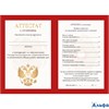 Диплом А6 Аттестат с отличием С текстом Фольга 15.11.02548 РА-00021597