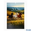 2026 Календарь перекидной с ригелем А3 Тройка лошадей 10895573 РА-00021873
