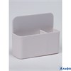 Подставка для маркеров и губок двойная белая 4×12×10 см 10083438 РА-00021853