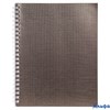 Тетрадь А5 96л клетка гребень бумвинил Однотон Metallic Коричневая Хатбер 96Т5бвВ1гр РА-00021752