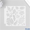 Трафарет пластик Листья 13х13 см 9395379 РА-00022033