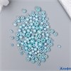 Бусины в наборе пластик Круглые. Голубое небо d=3-8 мм 10 г 7459618 РА-00022059