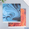 Бумага для скрапбукинга двусторонняя Разводы краски плотность 180 г 30.5×32 см 7986314 РА-00022166