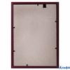 Рамка 21х30 см пластик багет 12 мм бордовая стекло  Brauberg 390944 РА-00022503
