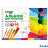 Альбом д/рис. А4 40л. гребень обложка картон Творчество 106684 BRAUBERG РА-00011332