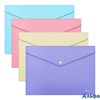 Папка конверт на кнопке А4 Diagonal Pastel непрозр.асс. 50322 Erich Krause РА000038782
