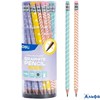 Карандаш чгр HB Macaron&geometric figure с ластиком 2073755 Deli EC047-HB РА-00022889